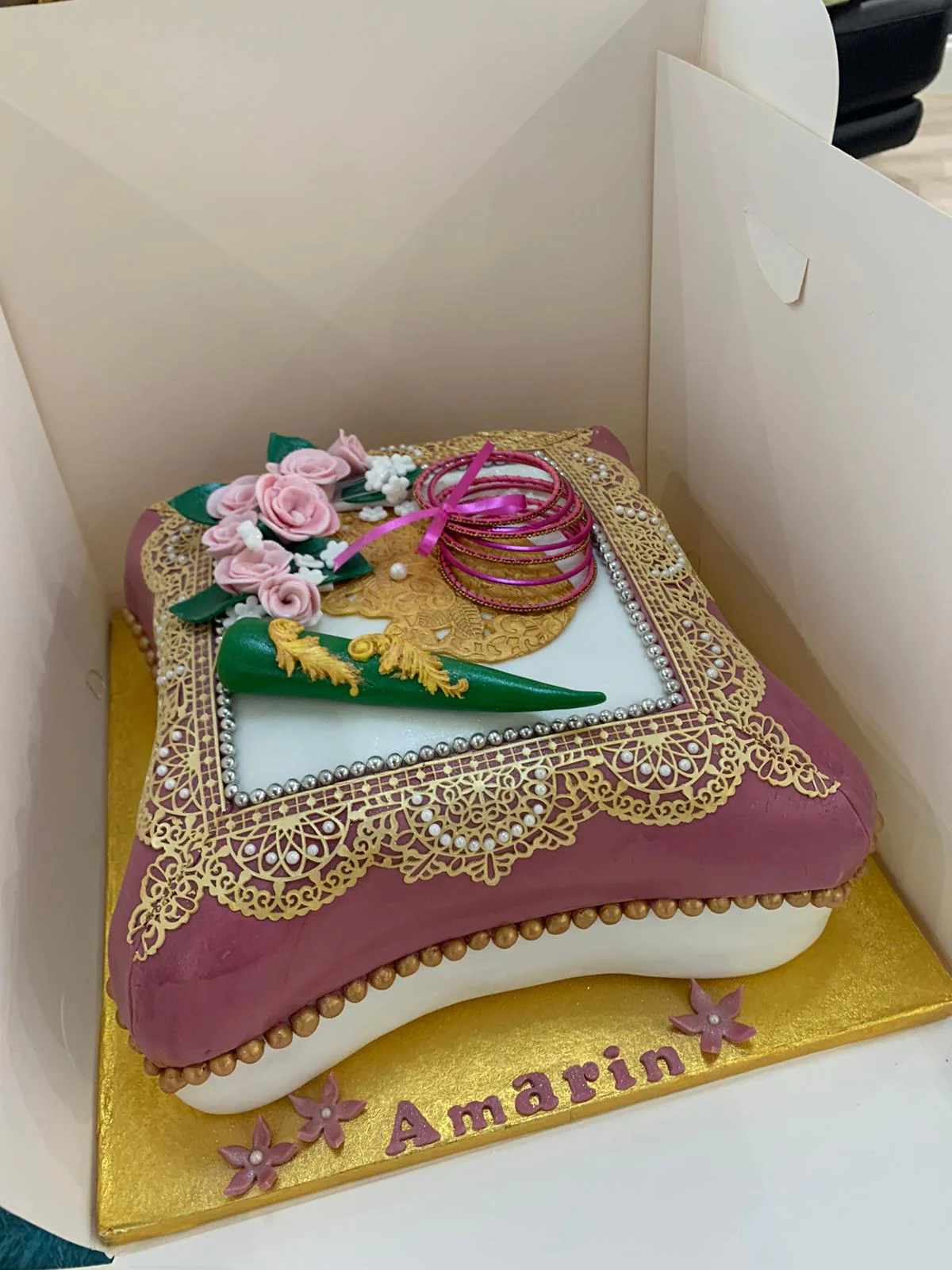 Wedding Cakes: Sanah Mehndi Cake 2